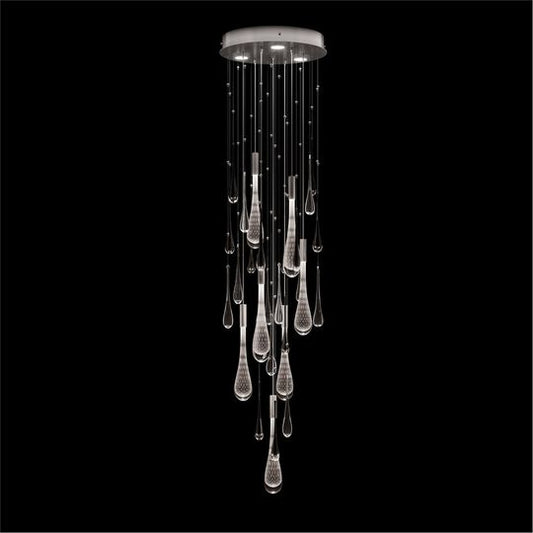 Rain 18 Inch Multi Light Pendant by Fine Art Handcrafted Lighting
