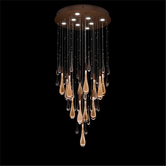 Rain 32 Inch Multi Light Pendant by Fine Art Handcrafted Lighting