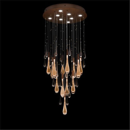 Rain 32 Inch Multi Light Pendant by Fine Art Handcrafted Lighting
