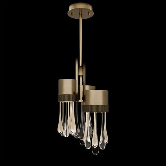 Rain 17 Inch Multi Light Pendant by Fine Art Handcrafted Lighting