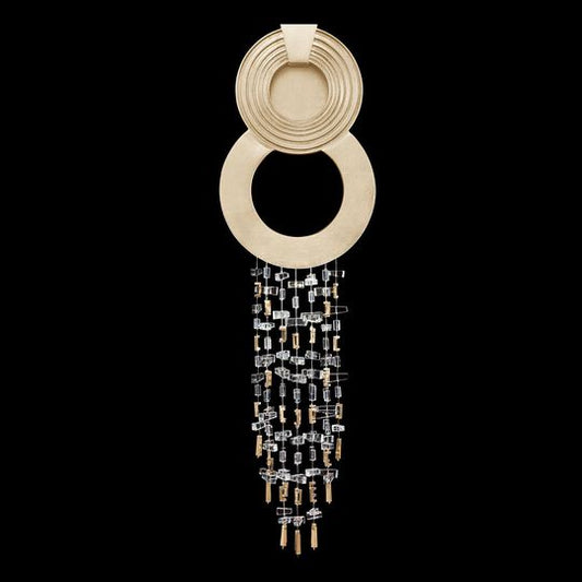 Capri 36 Inch 2 Light Wall Sconce by Fine Art Handcrafted Lighting