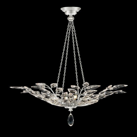 Crystal Laurel 35 Inch Pendant Light by Fine Art Handcrafted Lighting