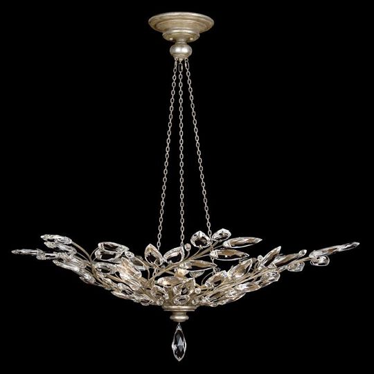 Crystal Laurel 47 Inch Pendant Light by Fine Art Handcrafted Lighting