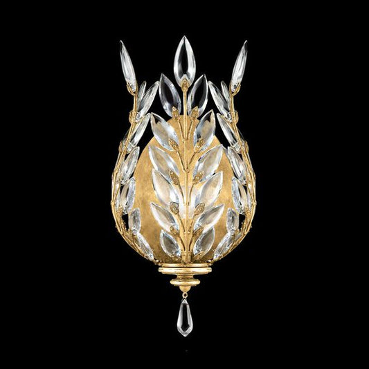 Crystal Laurel Wall Sconce by Fine Art Handcrafted Lighting
