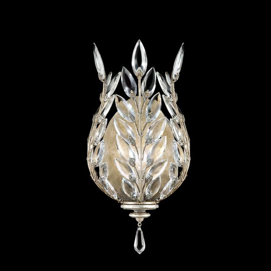 Crystal Laurel 8 Inch Wall Sconce by Fine Art Handcrafted Lighting