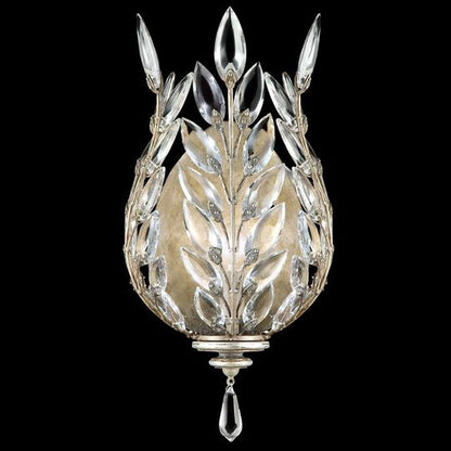Crystal Laurel 8 Inch Wall Sconce by Fine Art Handcrafted Lighting