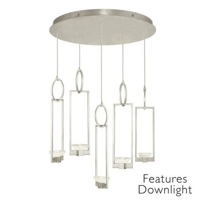 Alex Woogmaster Delphi 26 Inch 10 Light LED Multi Light Pendant by Fine Art Handcrafted Lighting