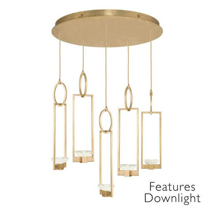 Alex Woogmaster Delphi 26 Inch 10 Light LED Multi Light Pendant by Fine Art Handcrafted Lighting