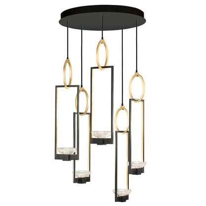 Alex Woogmaster Delphi 26 Inch 5 Light LED Multi Light Pendant by Fine Art Handcrafted Lighting