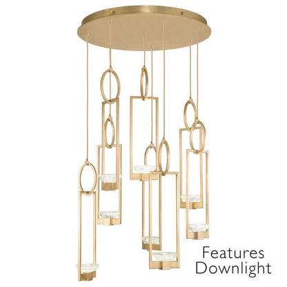 Alex Woogmaster Delphi 34 Inch 16 Light Multi Light Pendant by Fine Art Handcrafted Lighting