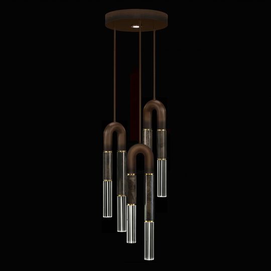 Antonia Multi Light Pendant by Fine Art Handcrafted Lighting