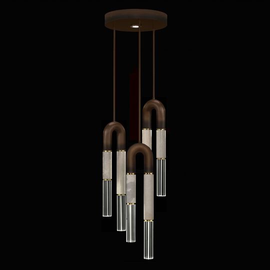 Antonia Multi Light Pendant by Fine Art Handcrafted Lighting