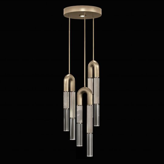 Antonia Multi Light Pendant by Fine Art Handcrafted Lighting