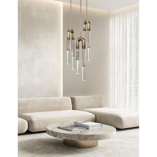 Antonia Multi Light Pendant by Fine Art Handcrafted Lighting