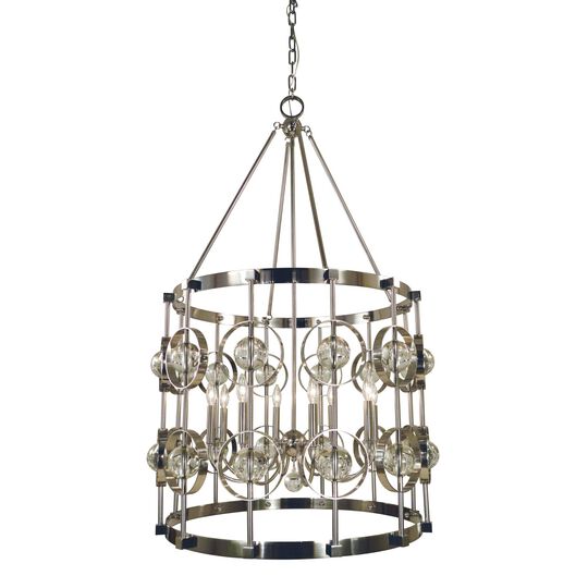 Ephemeris 28 Inch 8 Light LED Chandelier by Framburg