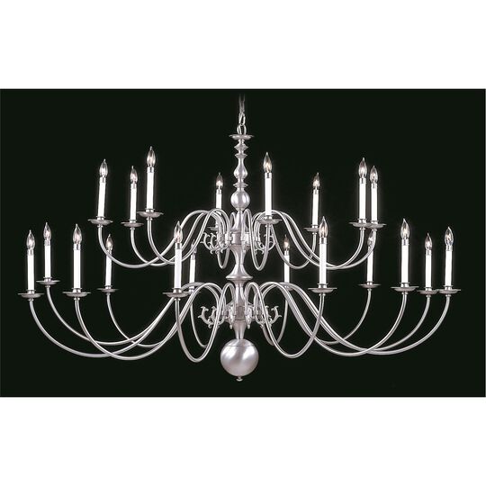 Jamestown 69 Inch 20 Light Chandelier by Framburg