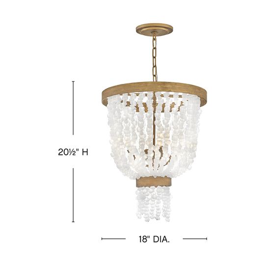 Dune 18 Inch LED Large Pendant by Fredrick Ramond
