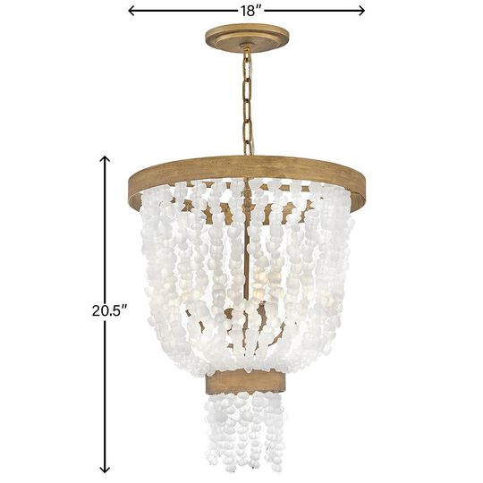 Dune 18 Inch LED Large Pendant by Fredrick Ramond