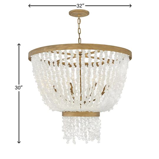 Dune 32 Inch LED Large Pendant by Fredrick Ramond