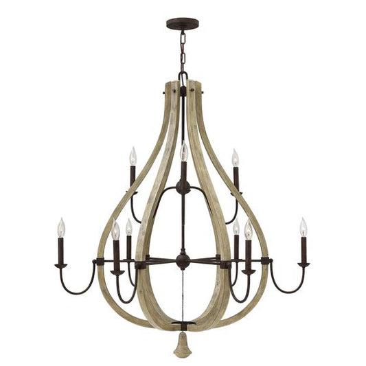 Middlefield 41 Inch 9 Light Chandelier by Fredrick Ramond