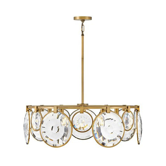Nala 31 Inch 7 Light Chandelier by Fredrick Ramond