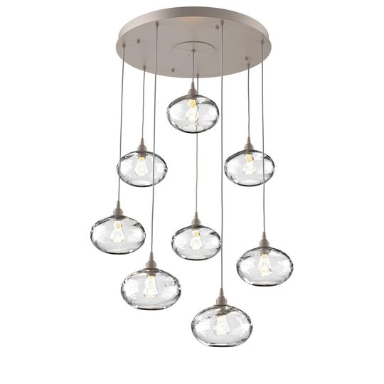 Coppa 29 Inch 8 Light Multi Light Pendant by Hammerton Studio