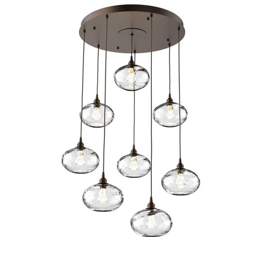 Coppa 29 Inch 8 Light Multi Light Pendant by Hammerton Studio
