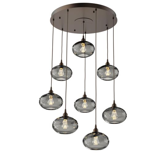 Coppa 29 Inch 8 Light Multi Light Pendant by Hammerton Studio