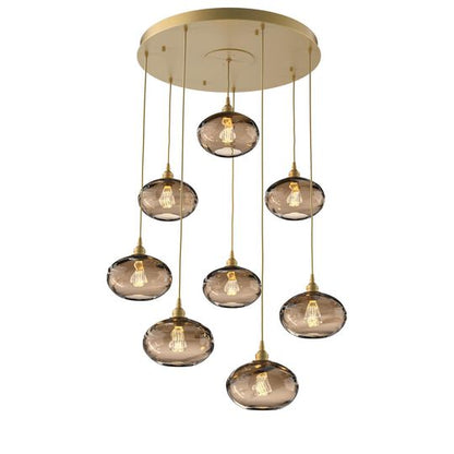 Coppa 29 Inch 8 Light Multi Light Pendant by Hammerton Studio