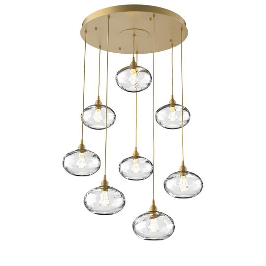 Coppa 29 Inch 8 Light Multi Light Pendant by Hammerton Studio