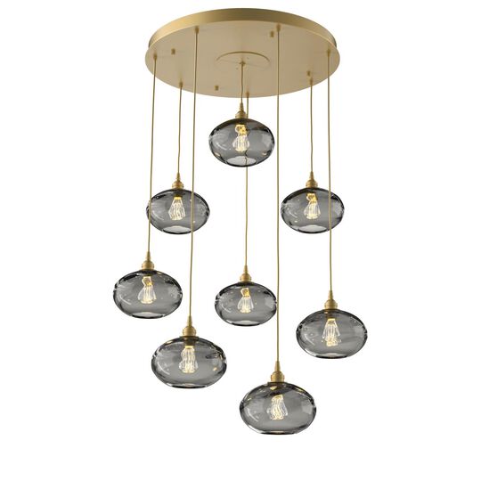 Coppa 29 Inch 8 Light Multi Light Pendant by Hammerton Studio
