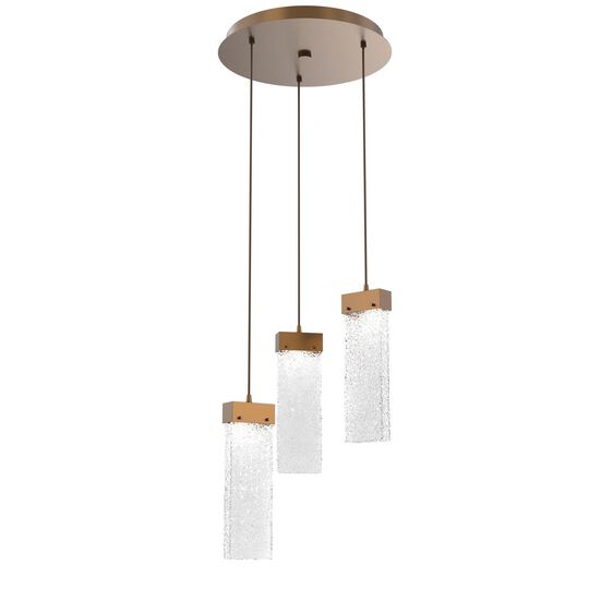 Parallel 16 Inch 3 Light LED Multi Light Pendant by Hammerton Studio