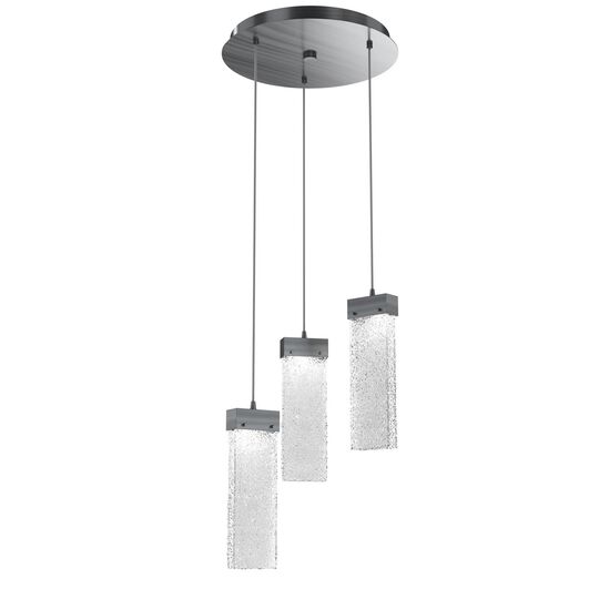 Parallel 16 Inch 3 Light LED Multi Light Pendant by Hammerton Studio