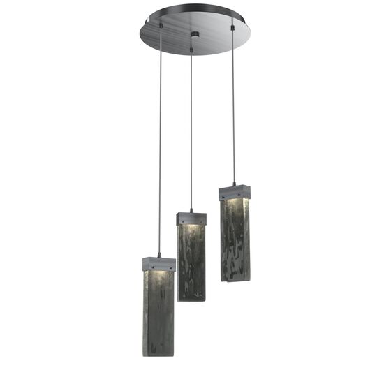 Parallel 16 Inch 3 Light LED Multi Light Pendant by Hammerton Studio