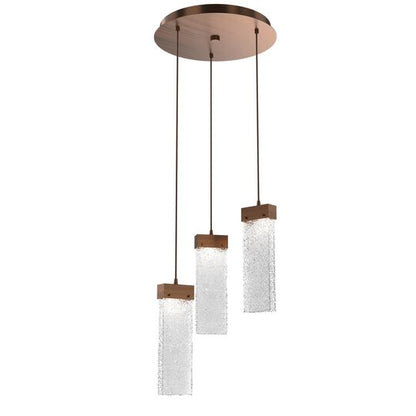 Parallel 16 Inch 3 Light LED Multi Light Pendant by Hammerton Studio
