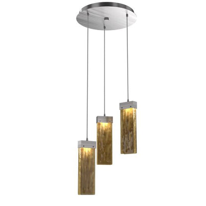 Parallel 16 Inch 3 Light LED Multi Light Pendant by Hammerton Studio