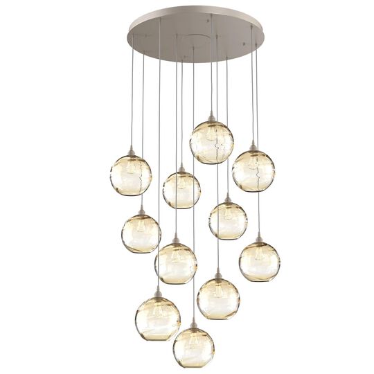 Terra 36 Inch 11 Light Multi Light Pendant by Hammerton Studio