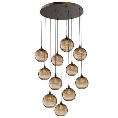Terra 36 Inch 11 Light Multi Light Pendant by Hammerton Studio