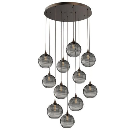 Terra 36 Inch 11 Light Multi Light Pendant by Hammerton Studio