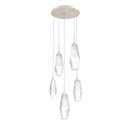 Aalto 19 Inch 5 Light LED Multi Light Pendant by Hammerton Studio