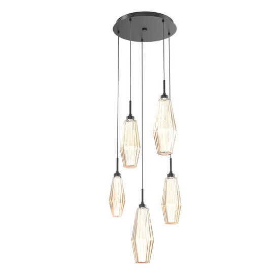 Aalto 19 Inch 5 Light LED Multi Light Pendant by Hammerton Studio