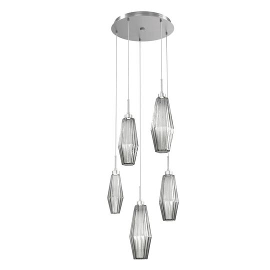 Aalto 19 Inch 5 Light LED Multi Light Pendant by Hammerton Studio