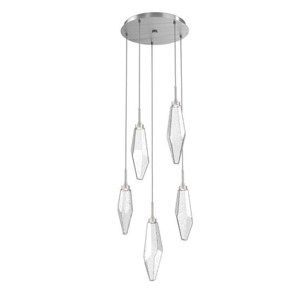 Rock Crystal Multi Light Pendant by Hammerton Studio