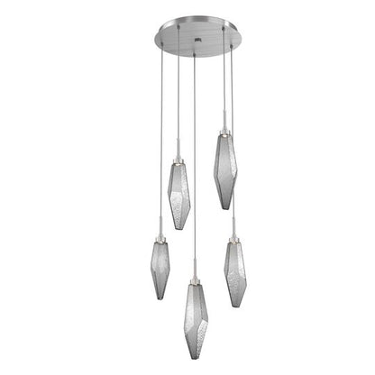 Rock Crystal Multi Light Pendant by Hammerton Studio