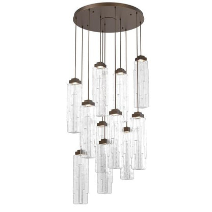 Ledgestone 34 Inch 11 Light Multi Light Pendant by Hammerton Studio