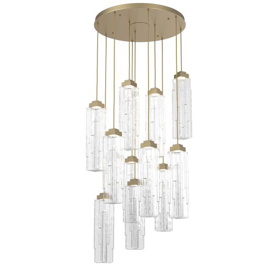 Ledgestone 34 Inch 11 Light Multi Light Pendant by Hammerton Studio