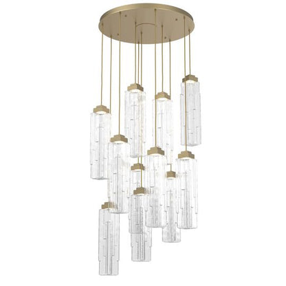 Ledgestone 34 Inch 11 Light Multi Light Pendant by Hammerton Studio