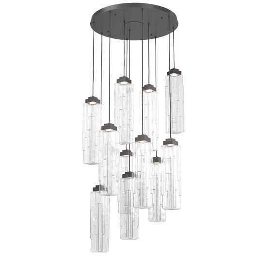 Ledgestone 34 Inch 11 Light Multi Light Pendant by Hammerton Studio