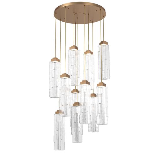 Ledgestone 34 Inch 11 Light Multi Light Pendant by Hammerton Studio