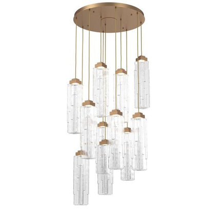 Ledgestone 34 Inch 11 Light Multi Light Pendant by Hammerton Studio